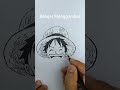 TANGAN PRINTER, menggambar Luffy onepiece #belajarmenggambar #menggambar #onepiece #luffy #shorts