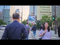 Cheonggyecheon 청계천 Night Walk | Seoul, Korea | 4K Walking Tour With Binaural City Ambience Sounds