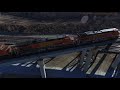 Santa Fe Junction in KC with 4 trains at once!!! HD Drone video!