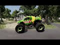 Monster Jam INSANE Racing, Freestyle and High Speed Jumps #59 | BeamNG Drive | Grave Digger