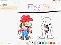 Mario applies for a job at fedex