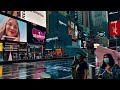 New York with rain Cinematic video 4K Dolby Vision