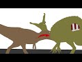 Tyrannosaurus rex Vs Spinosaurus |Stick Nodes Pro Animation | ¡WARNING GORE!