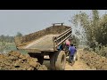 Sonalika 47 rx Tractor Stuck in mud river side | tractor | tractor video