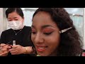 CHINESE MAKEUP ARTIST DOES MY MAKEUP...I did not expect this!!! #chinesemakeup
