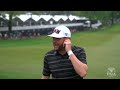 Club Pro Michael Block Makes Birdie While Talking to Commentators! | 2023 PGA Championship
