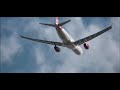 Virgin Atlantic Airbus A330 takeoff (listen to the roar of those Trent 700 engines)