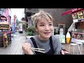 Japanese Street Food Tour Top 9 in Osaka Japan | Kobe Beef Sushi & Dotonbori Guide