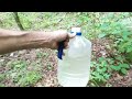tapping natural spring  water