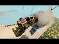 MEGA RAMP CAR JUMP #2 - BeamNG Drive | DIAZ