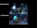 Jar Jar Returns - Robot Chicken VS Lego 3d Animation - Comparison