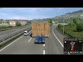 ETS 2 Abnormal wide load Scania V8 Brutal V8 49Ton