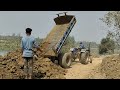 Sonalika Di 47 RX 50 hp Tractor with fully loaded trolley Sonalika tractor power | Tractor Video