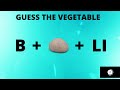 Guess The Fruit and Vegetable | | BrainStorming Quiz