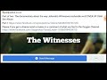 Pt 2 of Oxygen's 'The Witnesses' now available on Facebook. Links in description.