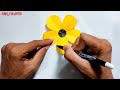 How To Make Paper Flower Easy | 5 Petal Paper Flower Making Idea | DIY Paper Craft