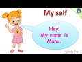 About myself | How to introduce yourself for kindergarten | Self introduction | 10 lines on myself