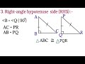 ASA, AAS, RHS criteria / congruence of triangle/ #maths  #youtube video viral