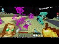 A bunch of kids try taking down the Ender Dragon in a Minecraft Realm