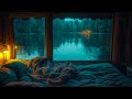 Relaxing Sleep Music | Fall Asleep in a Warm Room - Eliminate Stress, Calm The Mind | Rain & Piano