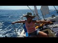 Pacific Seacraft Dana 24 sailing to Sardinia, Mediterranean