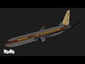 Egypt Air Flight 990 Crash animation + CVR [Flipa clip]  (Crazyrealflightanimation)