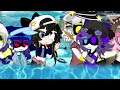 ੈ✩ ☀️ MURDERDRONES GO TO THE WATER PARK 🌊🛝 ₊˚⊹♡ᯓ summer AU episode #3 !! 🏝️ Gacha murderdrones || OG