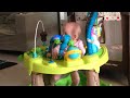 Eliza Jumping in ExerSaucer