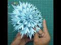 3D Snowflake Decorations ❄️ Paper Snowflakes Using Patterns