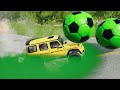 TRANSPORTING PIXAR CARS & FRUITS WITH COLORED & JOHN DEERE vs CLAAS vs TRACTORS - BeamNG.drive #996