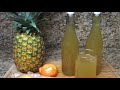 Refreshing Spiced Pineapple Skin Juice Recipe