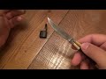 How To : Pick Open A Small Padlock...WITH A KNIFE!!!
