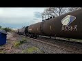 2021-05-15-b - Eastbound Alcohol Train at Burger Hut in Alliance, Ohio.