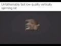 unfathomably fast low quality vertically spinning rat