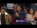 LeBron James shocks Lakers bench after scored 5 threes in a row | Lakers vs Spurs