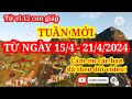 Tử vi tuần mới của 12 con giáp từ ngày 15/4 đến 21/4/2024