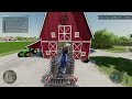 Day one of the new multi player map on farming simulator