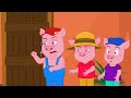 Three Little Pigs Story | English Fairy Tales And Bedtime Stories |  storytime