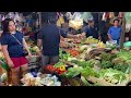 Greatest Cambodian Street Food | Plenty of Delicious Food, Popular Sour Fruit, Pork, Durian & More