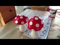 Como Hacer Honguitos de Cemento - How to Make Cement Mushrooms