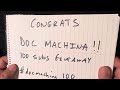 (63) My entry into @DocExMachina 100 subs giveaway #docmachina100