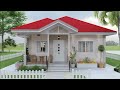 4 BEDROOMS | 76 SQM. ( 8.0m x 9.5m) | Bungalow House Design | Modern House Design | 2 Toilet & Bath