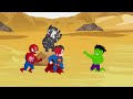 Rescue  ALL HULK COLORS Family & SPIDERMAN, SUPERMAN : Returning From The Dead SECRET - FUNNY