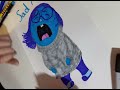 Drawing Sadness! 😭🥰 “Inside Out” ❤️ the opposite of Joy! 😁 Рисую милую Печаль! 😭🤗