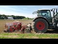 Fendt 724 Vario mit Frontpacker Amazone-Kreiselegge und Gaspardo-Einzelkornsämaschine 12.5.24