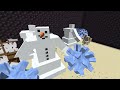 IRON GOLEM TEAM vs SNOW GOLEM TEAM in Minecraft Mob Battle