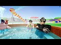 ÇILGIN SU PARKINA GİTTİK!! - Roblox Aqualiana Water park