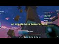 Slaying the dragon in skywars??? Hypixel mini games!