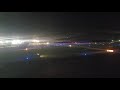 Landing at Westchester County Airport at night