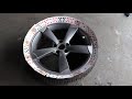 How to Repair Curb Rash on Alloy wheel rim